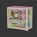 Modern mainframe liquid-cooled chassis high-end chassis 3d model
