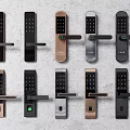 Smart Door Locks With Various Styles Colors And Digital Keypad Handle Designs