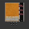 Open Industrial Control Panel With Metal Enclosure Orange Interior Red Knobs And Cables At Bottom