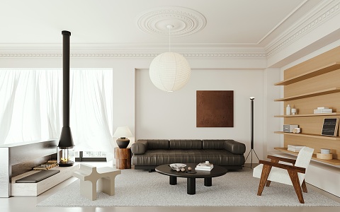 The Silent Living Room 3d model