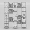 Kitchen Storage Rack 3d model