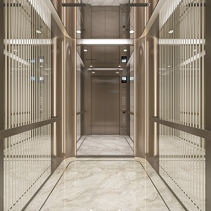 elevator car elevator door 3d model