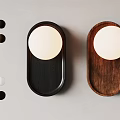Modern Wall Lights Design With Black And Wooden Finish And Multiple Color Options