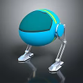 Robot Assistant Small Robot Butler Robot Butler Figure Game Figure 3d model