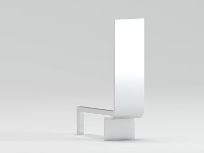 Modern Minimalist Decorative Ornament Set with Sleek Lines and White Finish for Home Interior Decoration 3d model