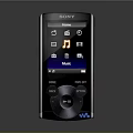 Sony Walkman Music Player With Color Screen And Physical Control Buttons
