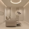 Modern Beauty Nail Salon Interior Design With Stylish Entrance And Decor