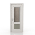 Jianou solid wood door interior door door 3d model