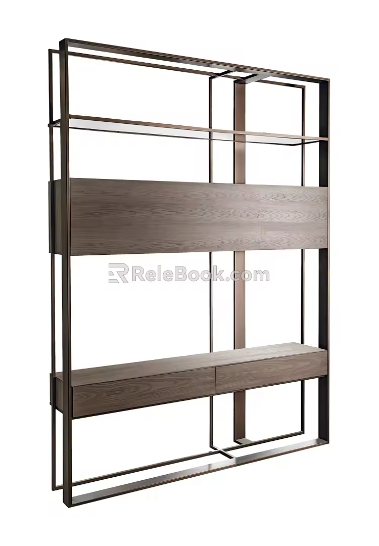 Bookcase Bookshelf 3d model