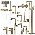 Modern Golden Faucets Collection With Stylish Designs And Sleek Finishes For Kitchen