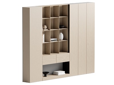 Modern Bookcase Rack 3d model