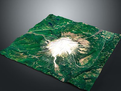 Geography, topography, mountain shape, ridge, ridge, valley, mountain range, canyon, geomorphology, mountain peak, mountain body 3d model