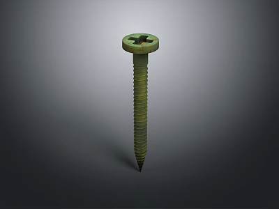 Premium Hardware Tools Screw With Phillips Head For Various Fixing Applications 3d model