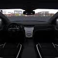 White Cadillac Luxury Limousine Featuring Extended Body And Modern Front Grille Design