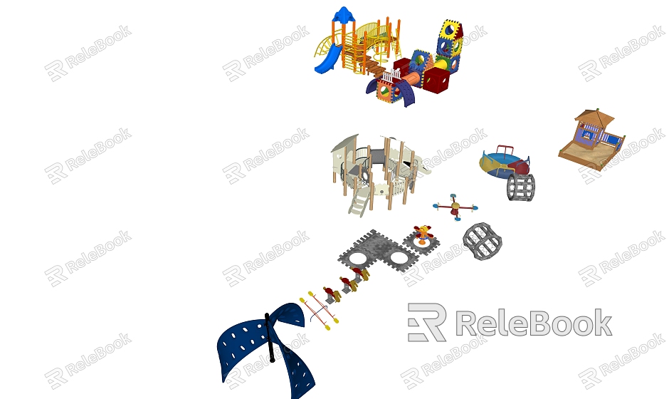 Children's play equipment Modern play equipment model