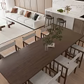 Light Filled Modern Living Room Interior With White Sofa Wooden Coffee Table And Wooden Wall Panel
