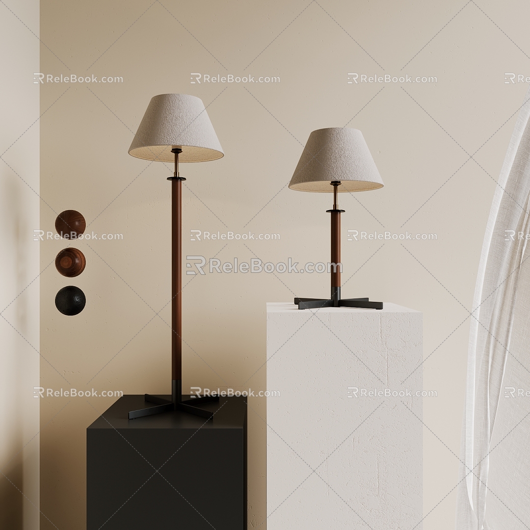 Combination table lamp floor lamp model