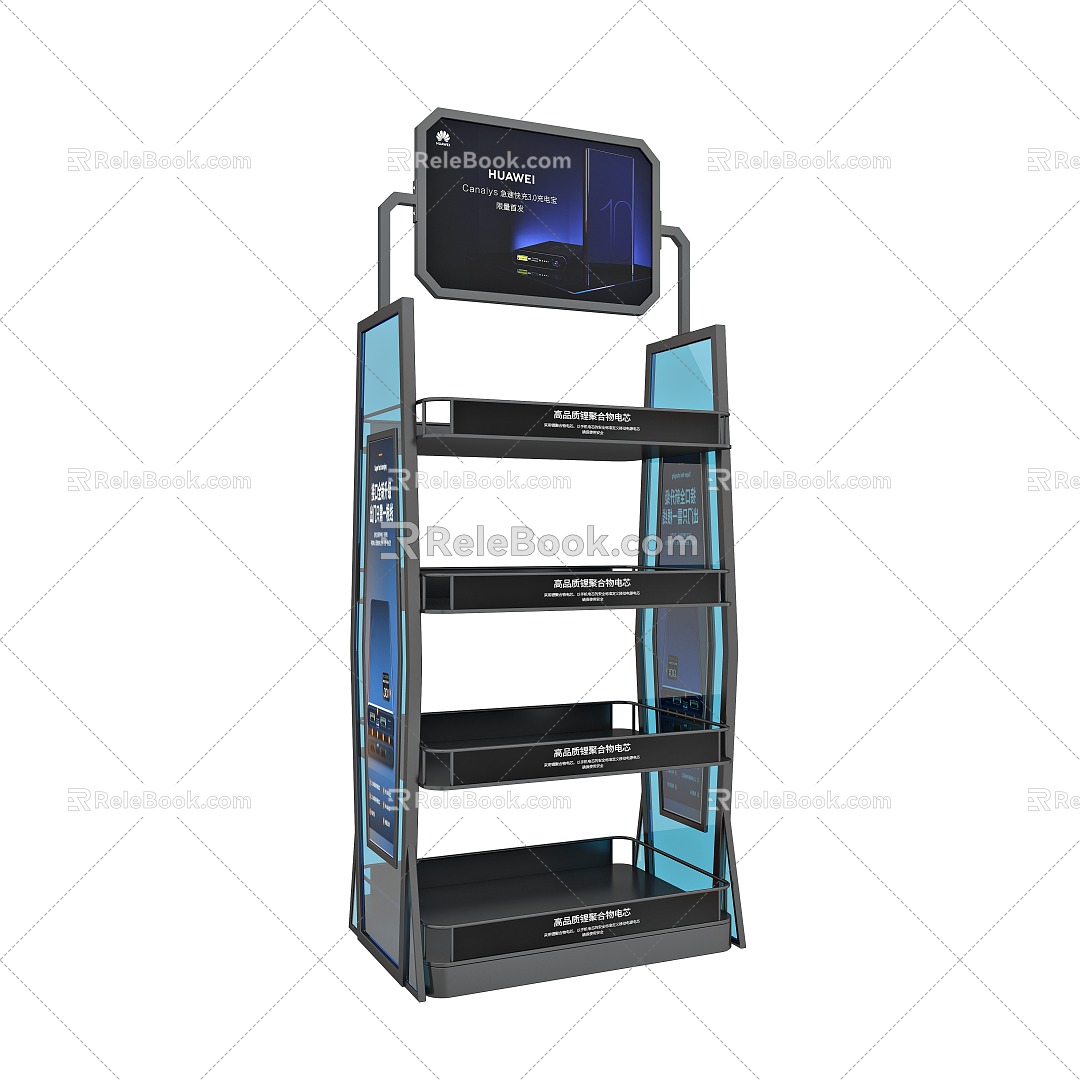 Display Rack Shelf Customized Product Rack Acrylic Customized Rack Hook Display Rack Personalized Customized Wire Rack 3d model