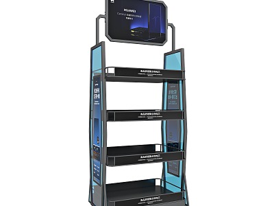 Display Rack Shelf Customized Product Rack Acrylic Customized Rack Hook Display Rack Personalized Customized Wire Rack 3d model