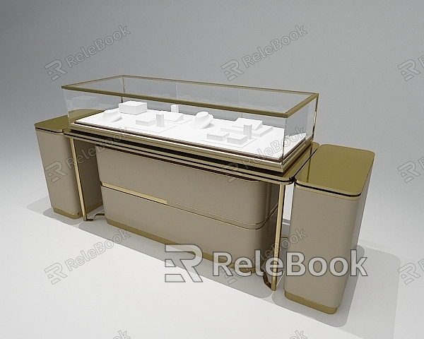 Jewelry store sales cabinet model