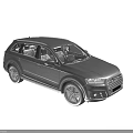 Modern Black SUV With Luxury Design Alloy Wheels And Front Grille
