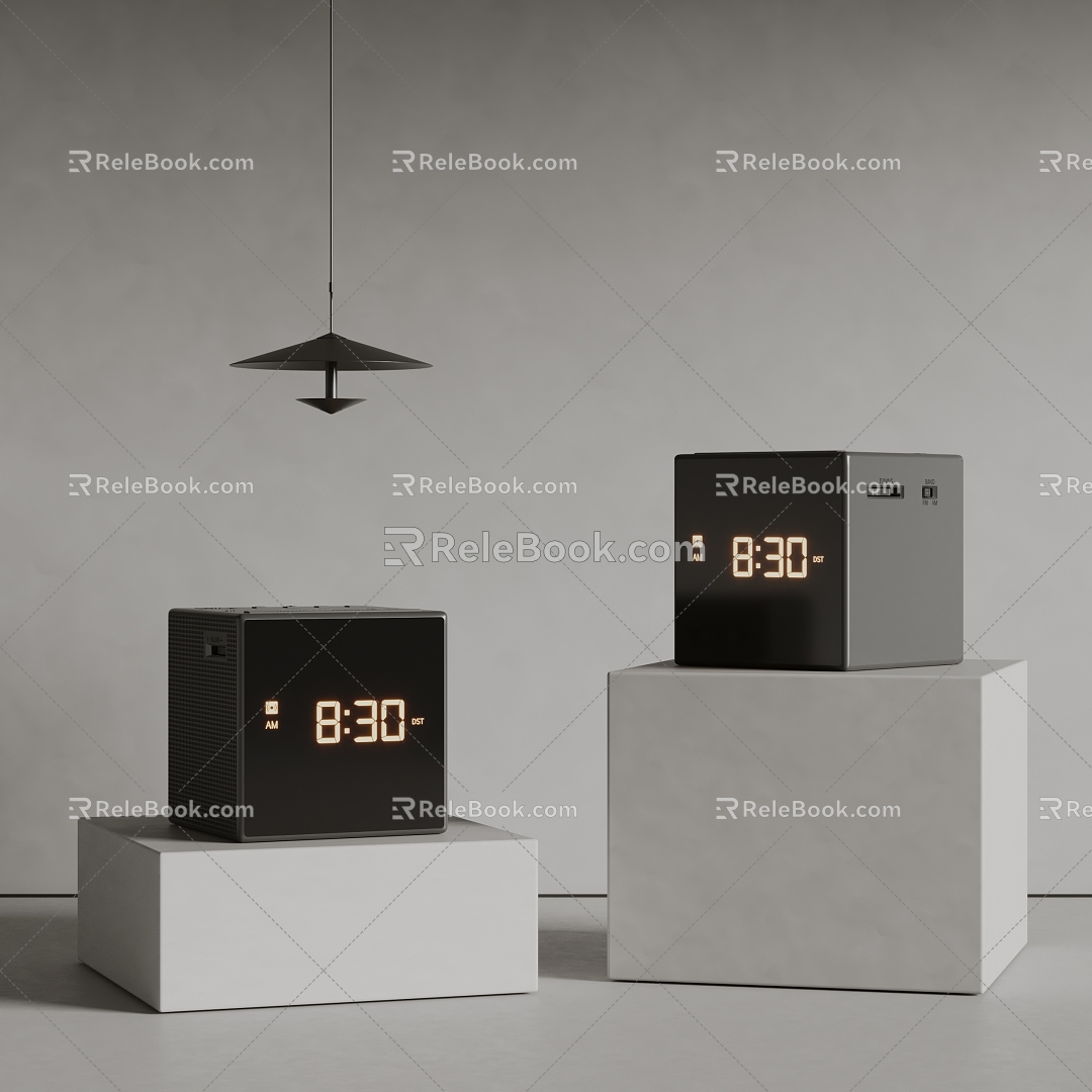 RH Alarm Clock Audio Chandelier model