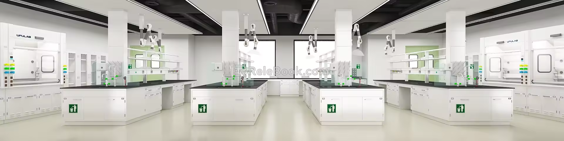 Modern Laboratory Concise Laboratory 3d model