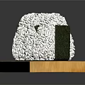 Three Sushi Rolls On Wooden Tray With Rice And Seaweed Wrap