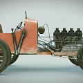 INDUSTRIAL LOFT RACING VINTAGE RACING 3d model