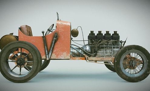 INDUSTRIAL LOFT RACING VINTAGE RACING 3d model