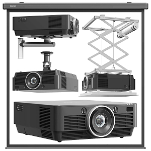 Modern Projector 3d model