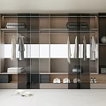 Modern Open Closet Interior Design With Hanging Rods Shelves And Storage