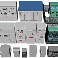 Distribution box distribution station substation transformer distribution cabinet 3d model