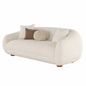 Multi-person cloth sofa 3d model