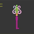 Ornate Copper Key With Intricate Decorative Top And Classic Design Elements
