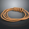 Coiled Brown Durable Rope Ideal for Home Use and Multipurpose Daily Household Tasks