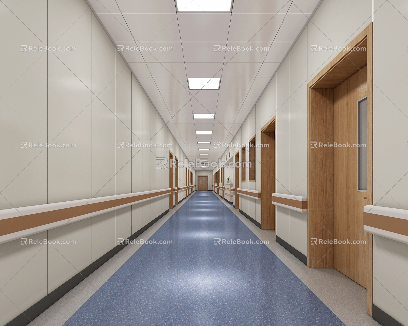 Modern Hospital 3d model