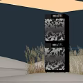 Modern Double Drum Washing Machine With Sleek Design In Natural Landscape Setting