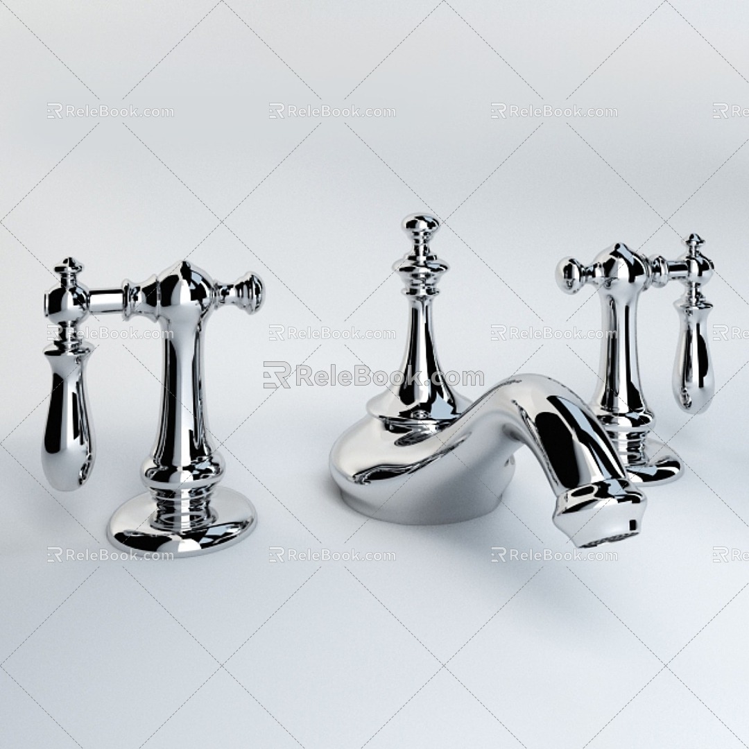 Kohler bathroom sink spout artifact 3d model