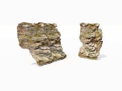 rock wall 3d model