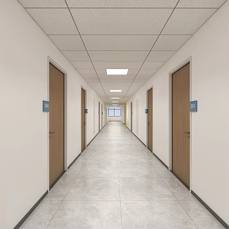 Modern aisle 3d model
