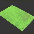 Modern Satellite Terrain Map Showing Green Vegetation River And Diverse Regions