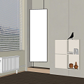 Modern wall cabinet 3d model