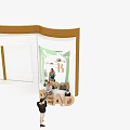 Popular Photo Check In Spot With Yellow White Curved Structure And READ Lettering