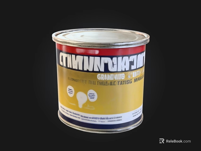Pure Vegetable Trans Oil In A Can For Daily Cooking And Baking 3d model 