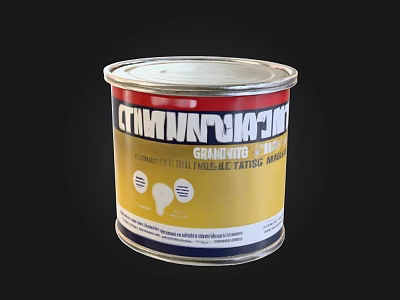 Pure Vegetable Trans Oil In A Can For Daily Cooking And Baking 3d model