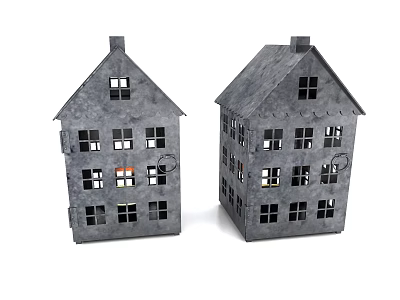 Modern decorations 3d model