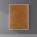 Abstract Painting With Purple Irregular Shapes And Red Connected Lines On White Background