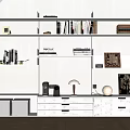 Modern Bookshelf Bookcase Bookshelf 3d model