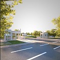 Guard Room Scenic Area Gate Entrance Gate Gate Machine School Gate Residential Gate Gate Head Chinese Gate Park Gate Scenic Area Gate 3d model